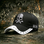 Retro Skull Art Printed Casual Baseball Cap