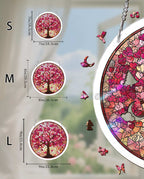 Acryl-Puzzle-Sonnenfänger – Zweige der Liebe