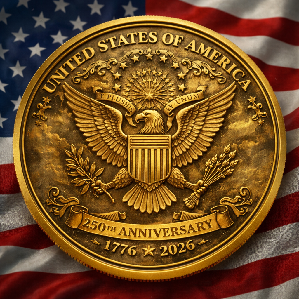 🏆New Year 60% OFF - 🇺🇸✨ 250 Years of Freedom: U.S. Independence Commemorative Coin 🦅🎖️