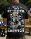 I Fear God I Serve With Honor Semper Fidelis T-Shirt