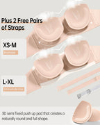 Women's Seamless Strapless Bra | Wireless Non-Slip Bandeau