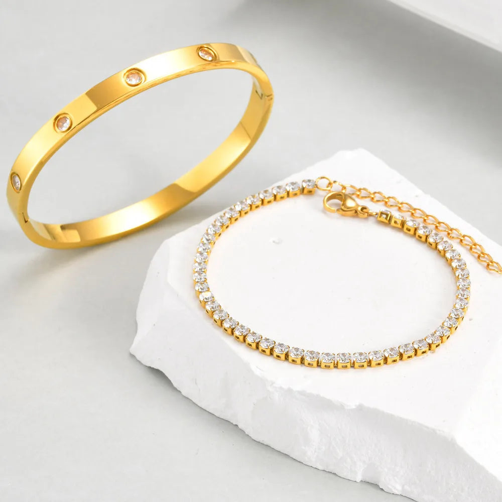 Tennisarmband Manschetten Set