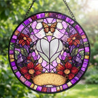 Individuelles Tierportrait im Buntglas-Stil – Geschenk für Tierliebhaber – Personalisierter Fensterhänger Sonnenfänger