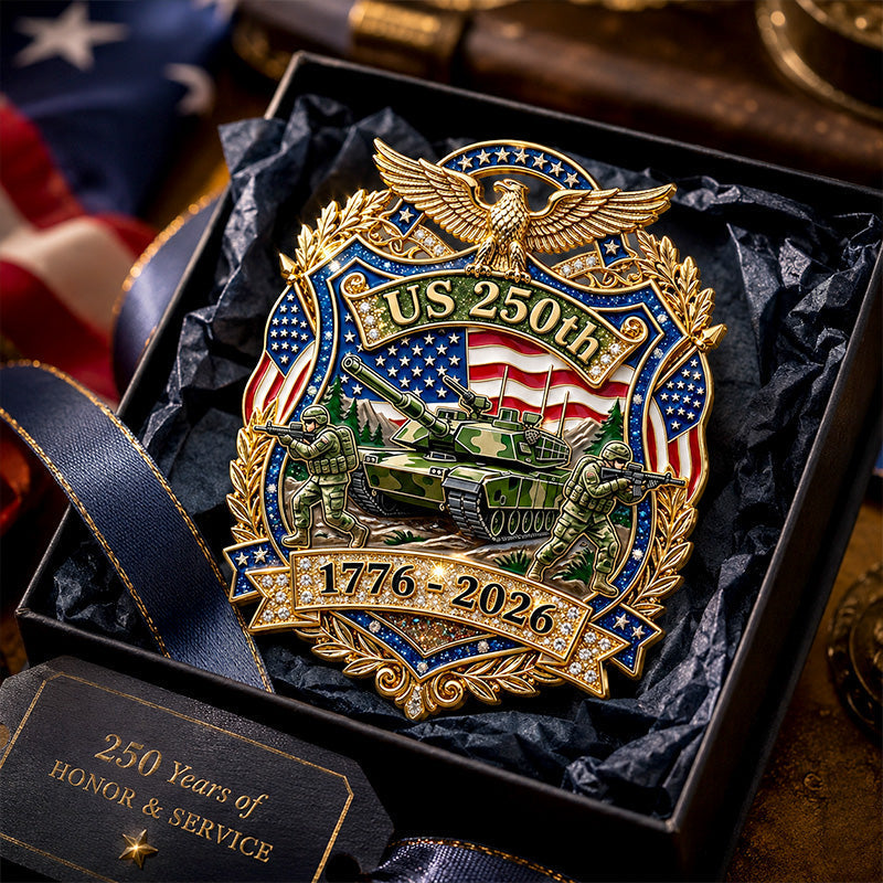250 Years of Patriotism (1776-2026) Commemorative Brooch