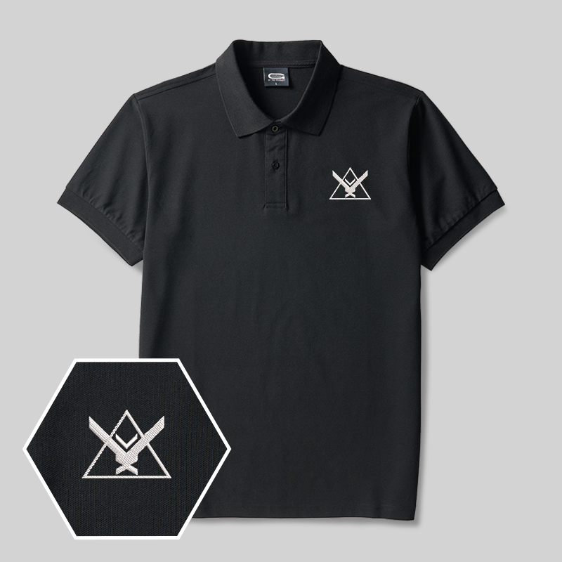 Office of Naval Intelligence Geek besticktes Polo-Shirt