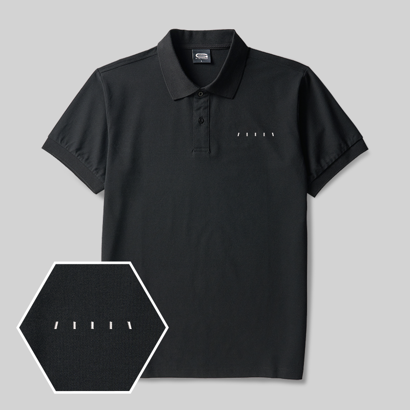 Polo brodé "Alien Geek"