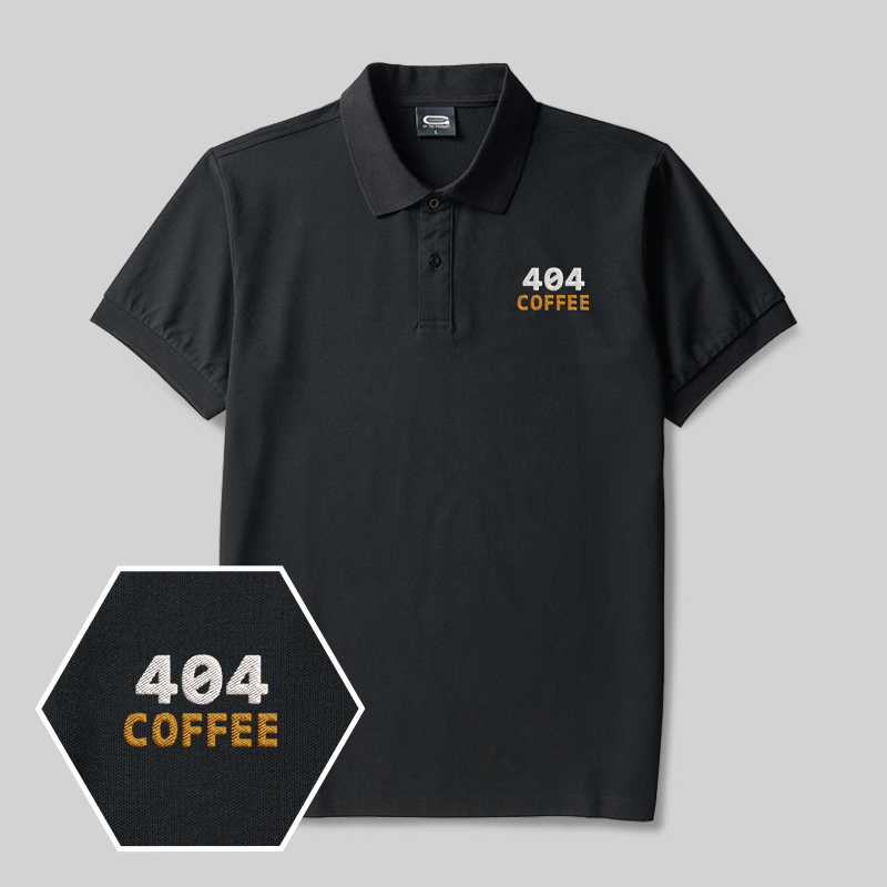 Polo brodé 404 Coffee Geek