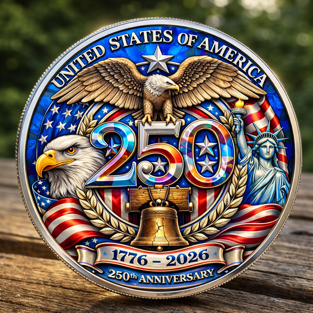 🏆60 % DE RÉDUCTION pour le Nouvel An - Pièce commémorative du 250e anniversaire des États-Unis