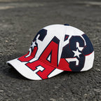 Unisex Retro Patriotic Art Print Casual Baseball Cap