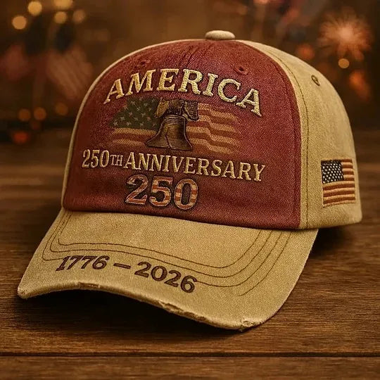Casquette rouge 250e anniversaire des États-Unis