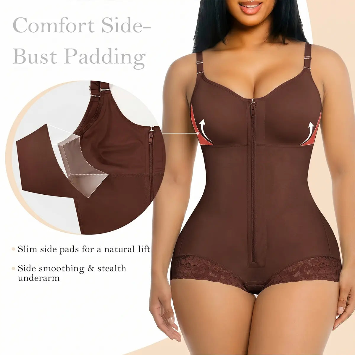 Combinaison gainante body pour femme