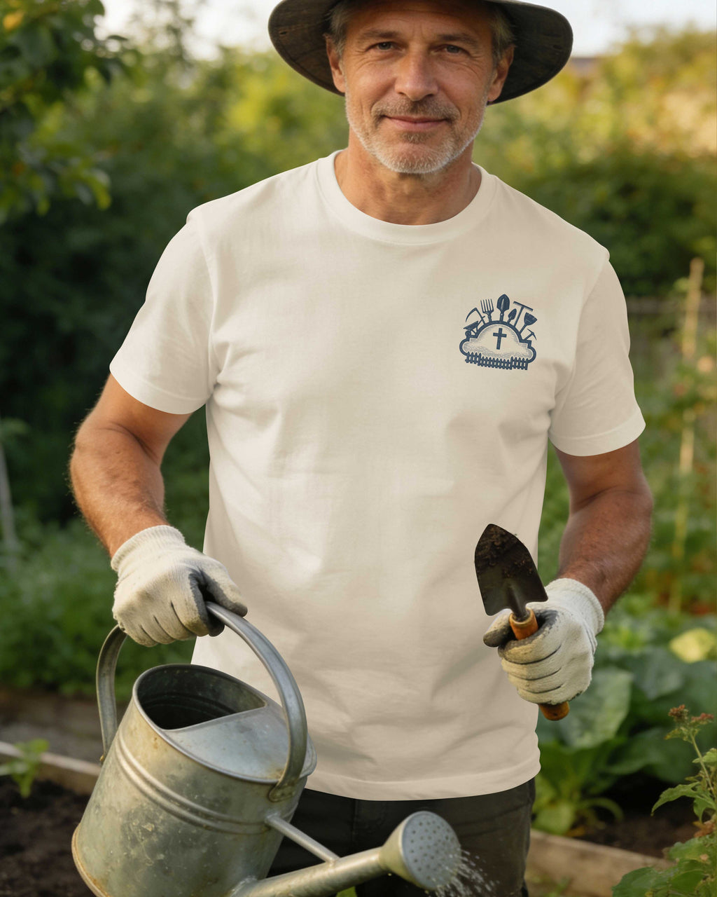 Where I Plant With Purpose God Grows With Grace T-Shirt