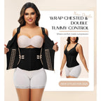 Waist Shapewear with Built-In Bra