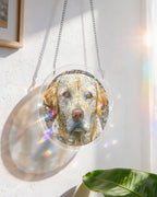 Stone Dog Light Suncatcher-Acrylic Window Art