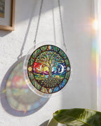 Tree of Day and Night Light Suncatcher-Acrylic Window Art