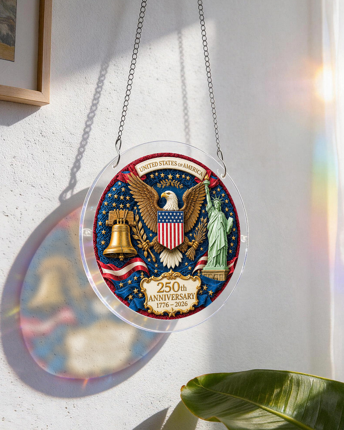 Glory of America Light Suncatcher-Acrylic Window Art