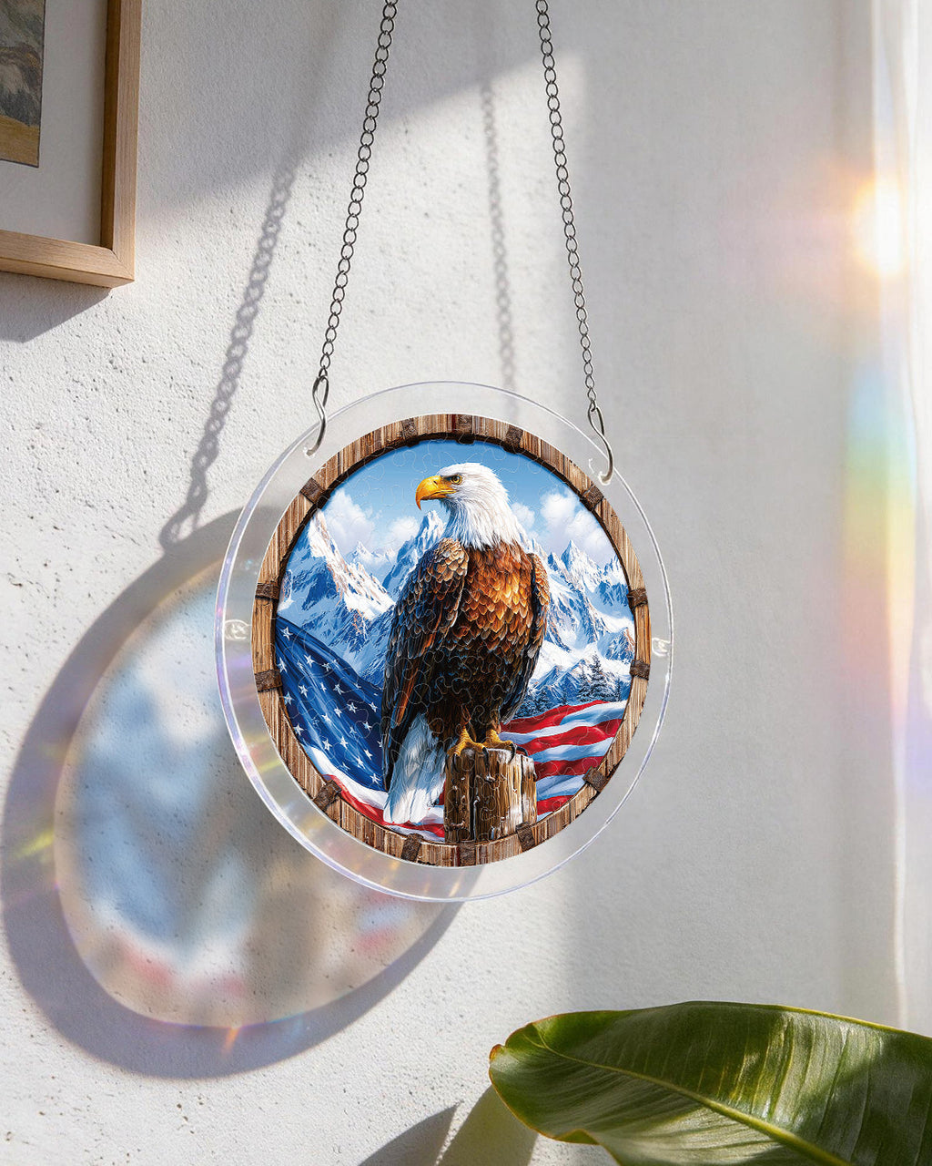 Wings of Freedom Light Suncatcher-Acrylic Window Art