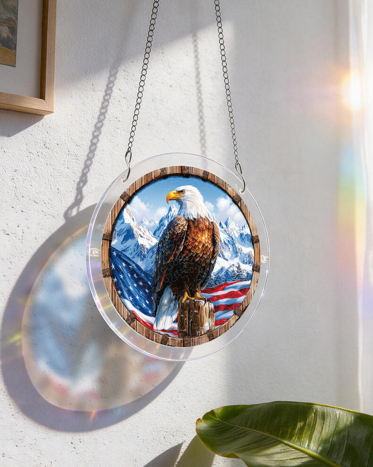 Wings of Freedom Light Suncatcher-Acrylic Window Art