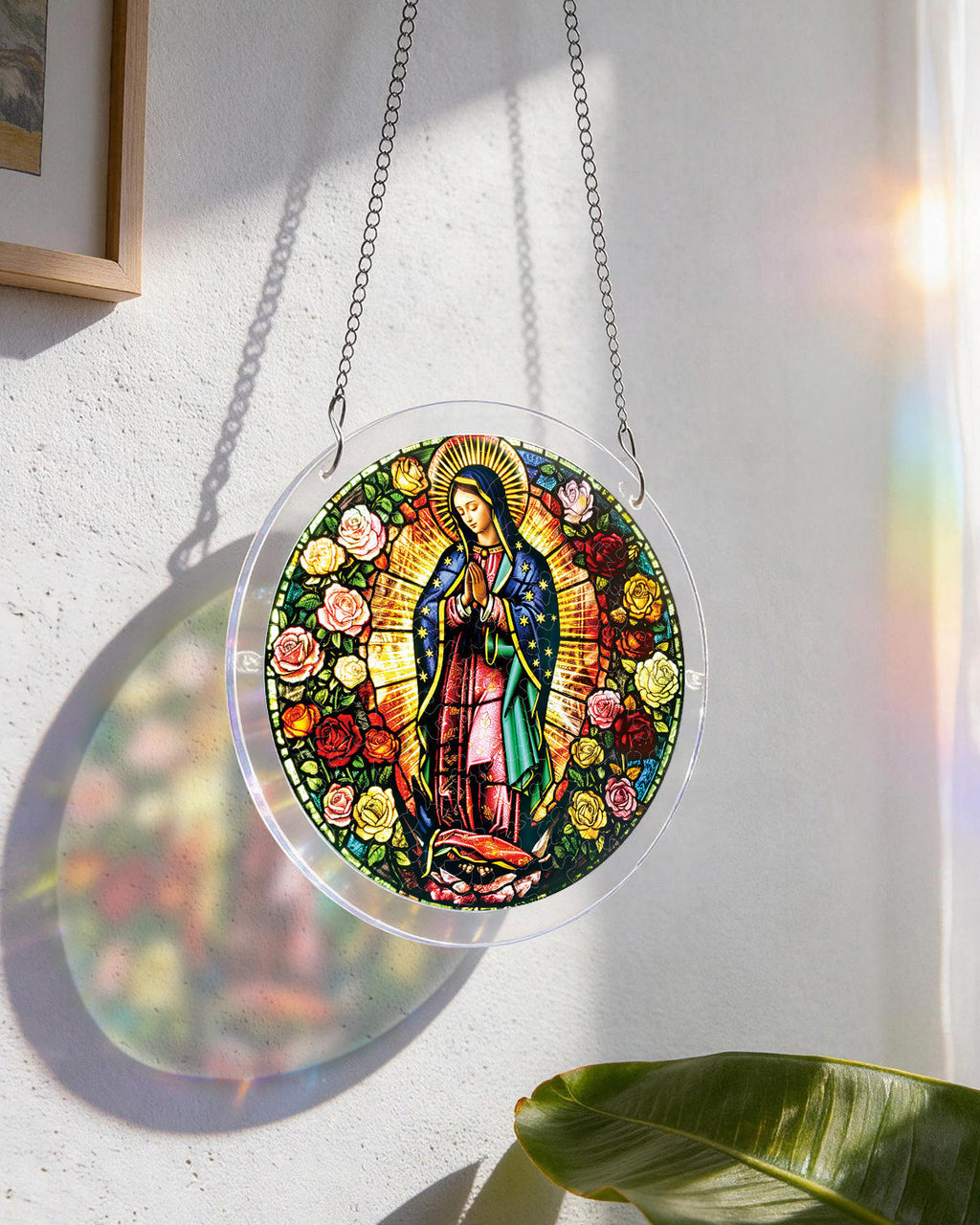 Light of Prayer Light Suncatcher-Acrylic Window Art