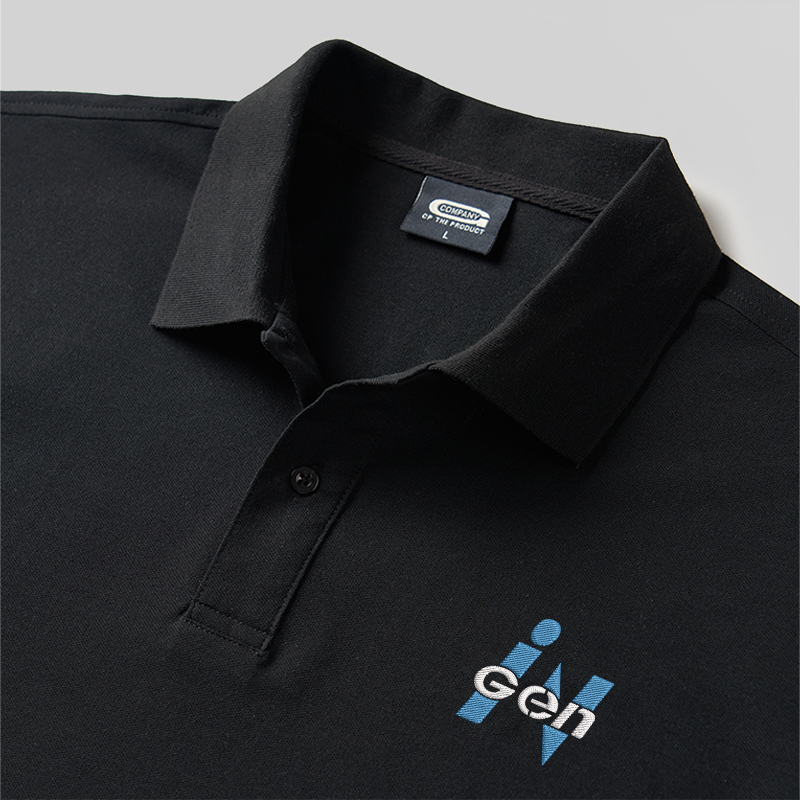 Ingen Geek Embroidered Polo Shirt