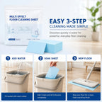 100-Piece Multi-Surface Floor Cleaning Tablets for Hardwood & Tile