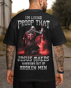 Jesus Makes Warriors Out Of Broken Men T-Shirt