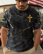 Death Could Not Hold Him All Over Print T-shirt