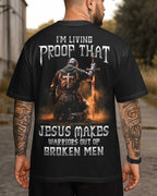 Jesus Makes Warriors Out Of Broken Men T-Shirt