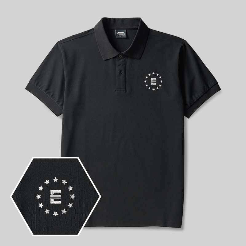 Enclave Geek Embroidered Polo Shirt