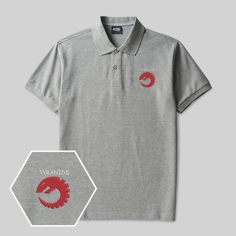 Das Tyranids Geek bestickte Poloshirt