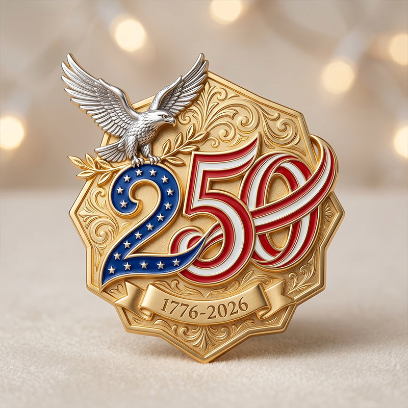 Brosche zum 250. Jahrestag der USA