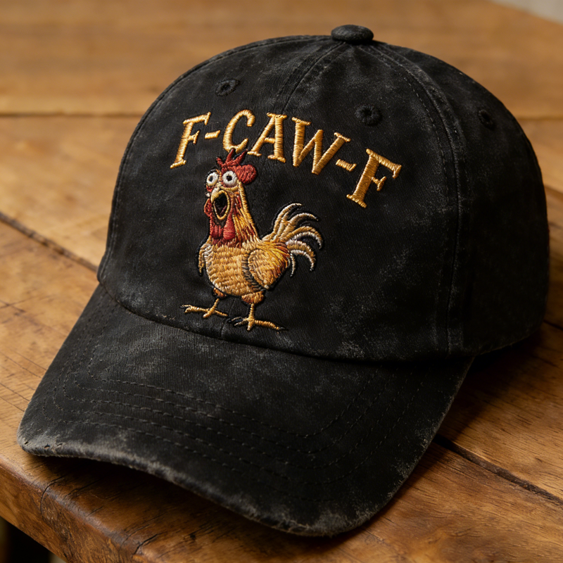 F-CAW-F Coq Chapeau Rigolo