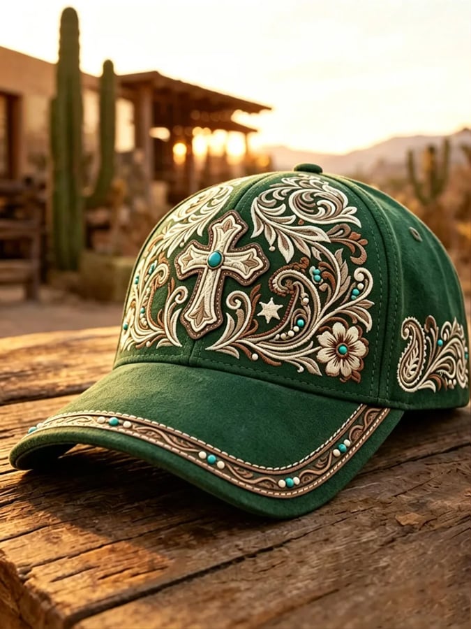 Chapeaux unisexe motif rétro Western