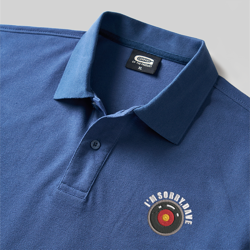 HAL 9000 Geek Embroidered Polo Shirt