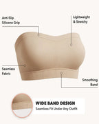 Women's Convertible Strapless Bandeau Bra
