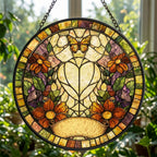 Individuelles Tierportrait im Buntglas-Stil – Geschenk für Tierliebhaber – Personalisierter Fensterhänger Sonnenfänger