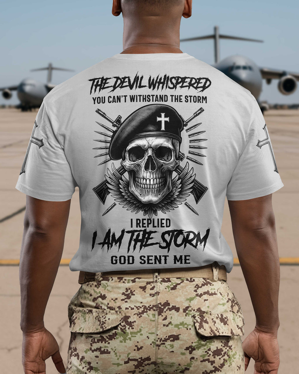 The Devil Whispered You Can’t Withstand The Storm T-Shirt