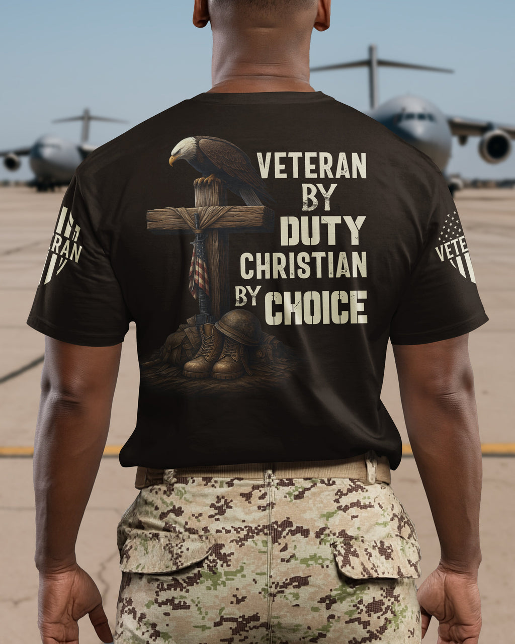 Veteran By Duty All Over Print T-Shirt
