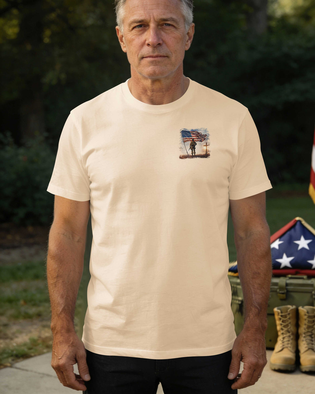 I Fought For This Land I Stand On God's Truth I Build What Outlives Me T-Shirt