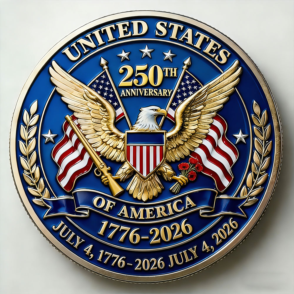 250. Gedenkmünze von American