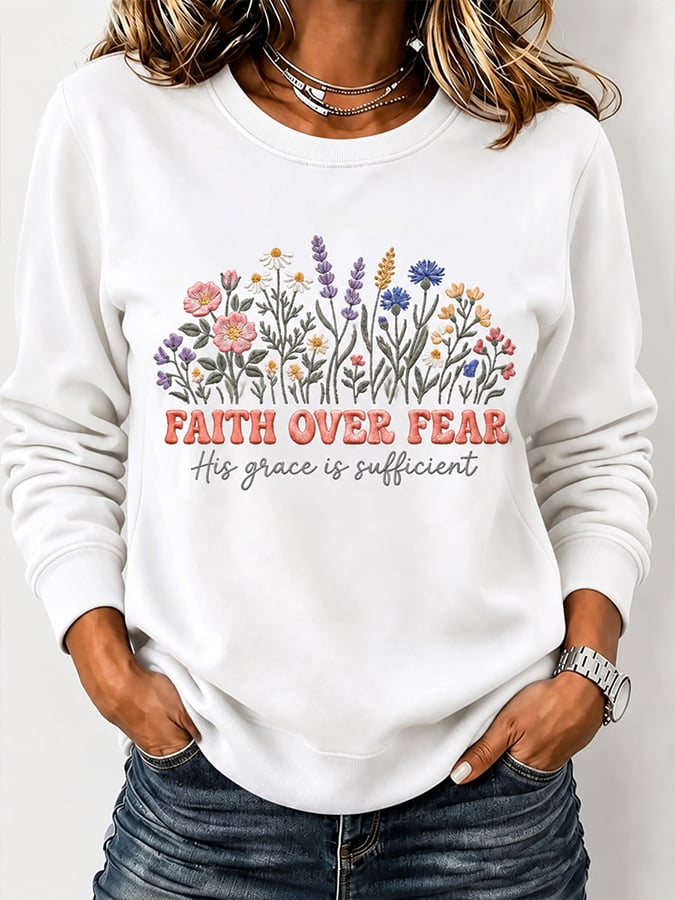 Women's  Faith  Printing  Top