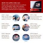 Autocollant du semi-quincentenaire 250e anniversaire Drapeau des États-Unis Nous le peuple 1776-2026