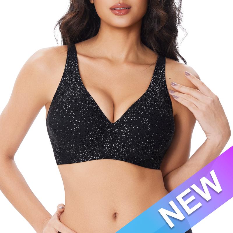 Nahtloser, kabelloser Push-up-BH für Damen