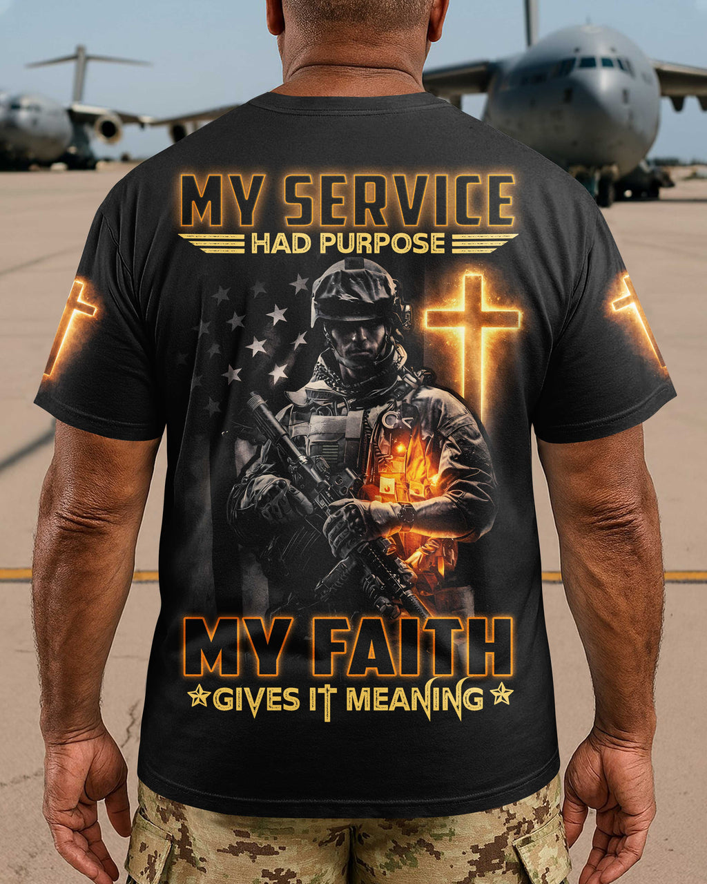 My Service Had Purpose My Faith Gives It Meaning T-Shirt