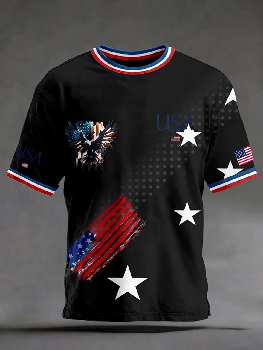 Herren T-Shirt „America 250th Anniversary Art Print“