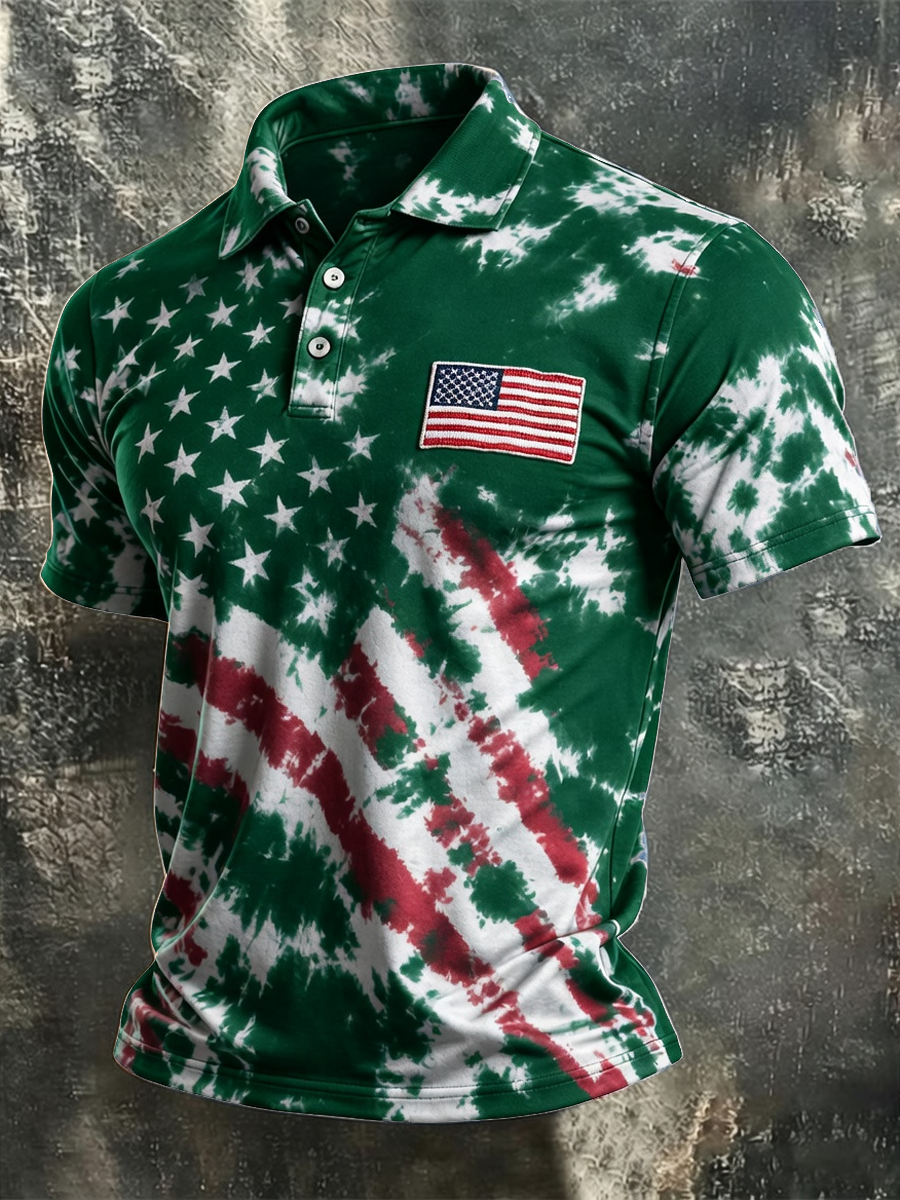 Men's America Anniversary Short-Sleeve Polo Shirt