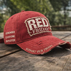 RED Friday Patriotische Baseballkappe – Remember Everyone Deployed Vintage Used Support Our Troops Mütze
