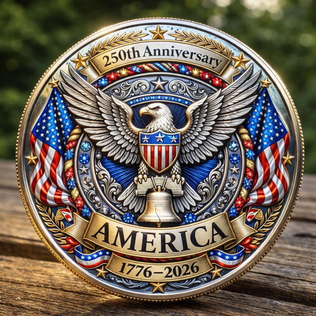 🏆60 % DE RÉDUCTION pour le Nouvel An - Pièce commémorative du 250e anniversaire des États-Unis