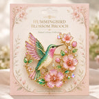 Hummingbird Blossom Brooch