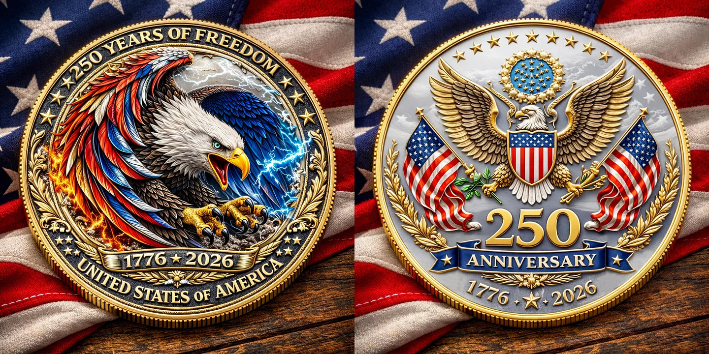 🏆Flash Sale 60 % Rabatt - Gedenkmünze zum 250. Jahrestag der USA
